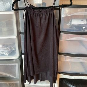 Wide halter neck top